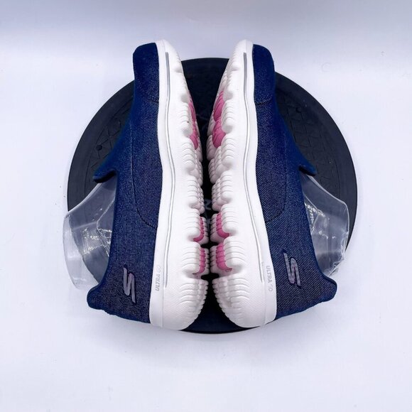 Skechers Shoes Womens sz 9.5 Go Walk Evolution Ultra 15730 blue Comfort Sneaker - Picture 5 of 9